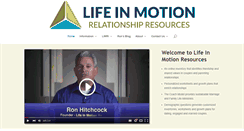 Desktop Screenshot of lifeinmotionresources.com