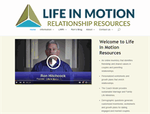 Tablet Screenshot of lifeinmotionresources.com